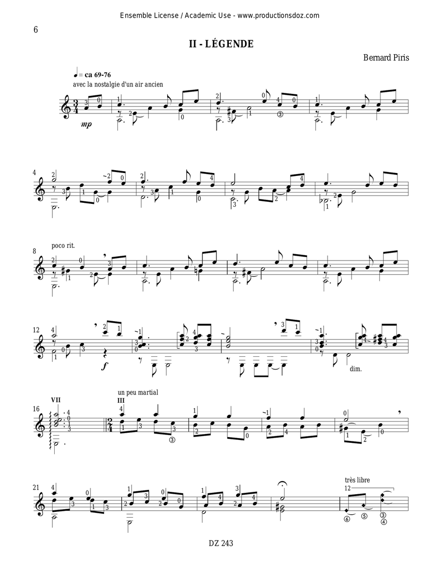 Livre d'images Livre d'images Classical Guitar scores gallery preview page 6