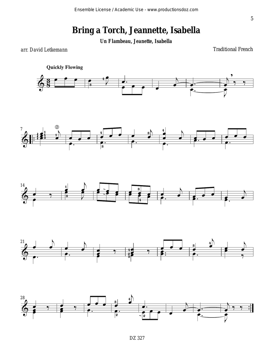 Christmas Songs, vol. 1 Classical Guitar scores gallery preview page 5