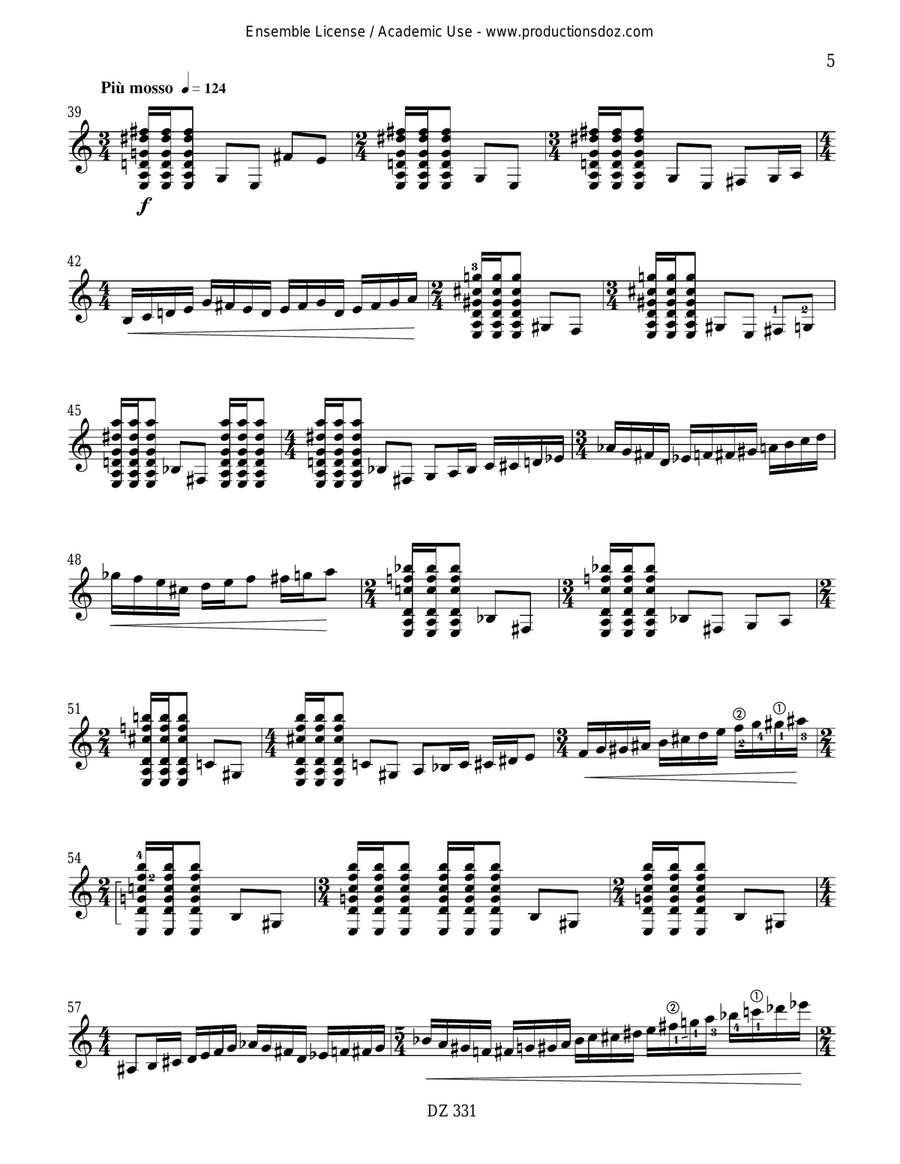 Sonate II Sonate II Classical Guitar scores gallery preview page 5