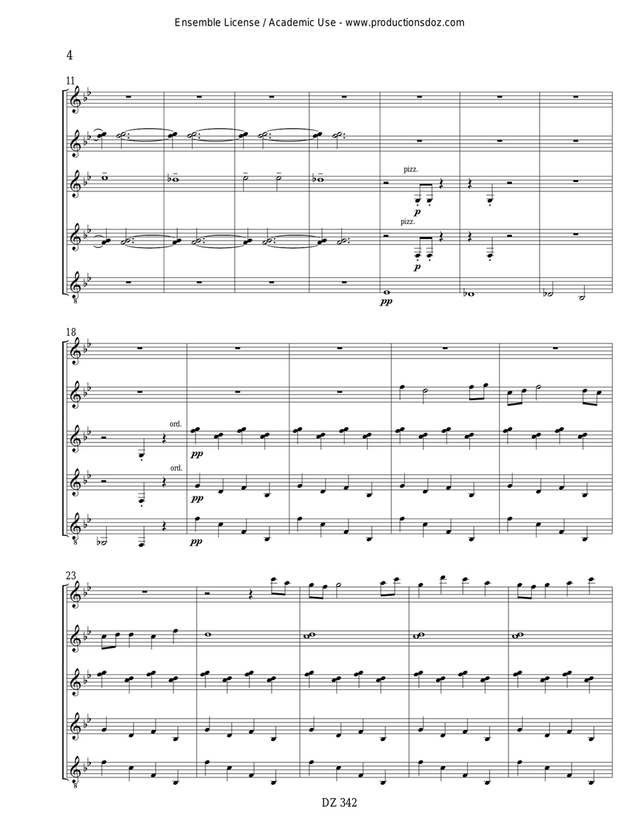 Jimbo's Lullaby Jimbo's Lullaby Guitar Ensemble scores gallery preview page 4