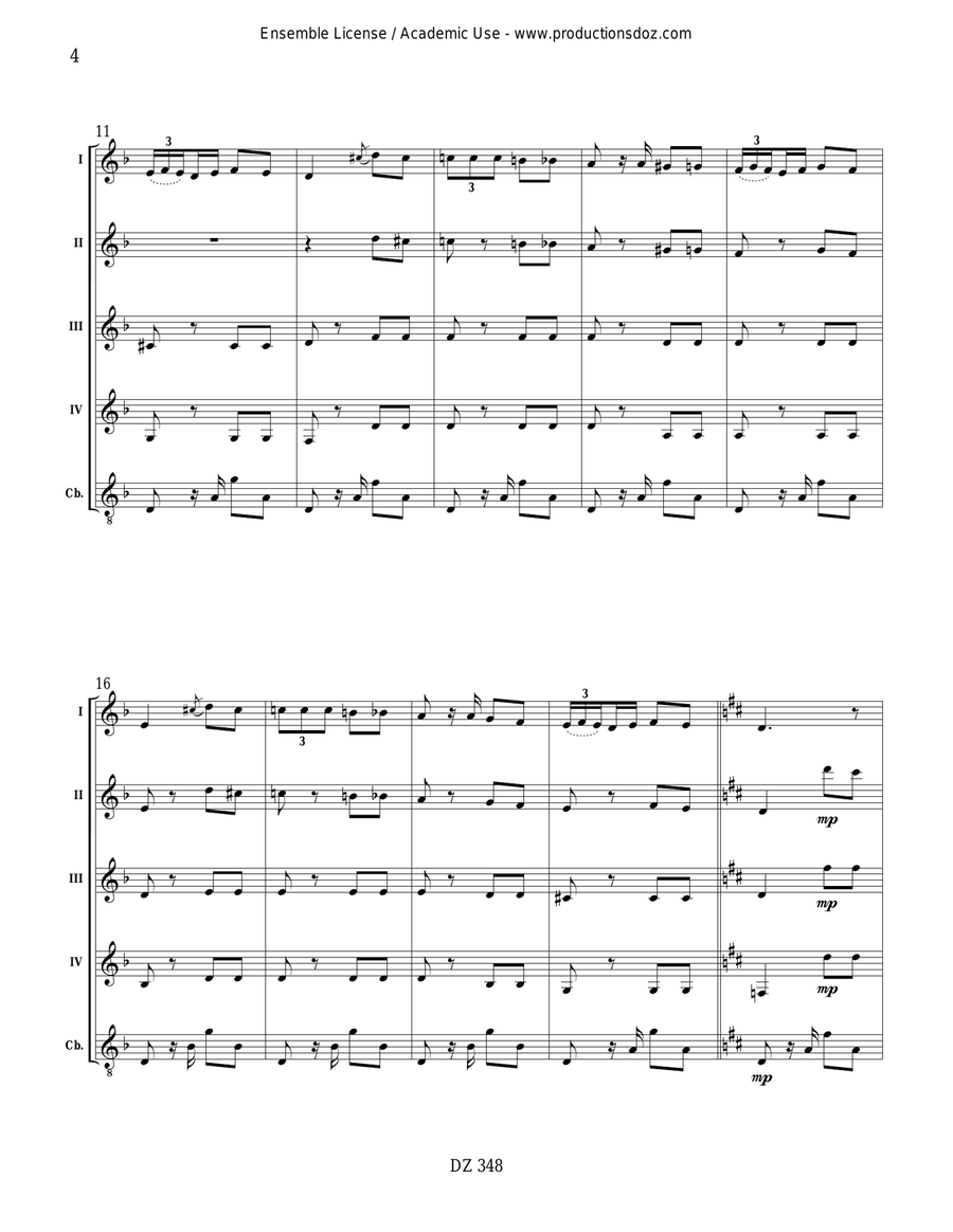 Habanera de Carmen Habanera de Carmen Guitar Ensemble scores gallery preview page 2