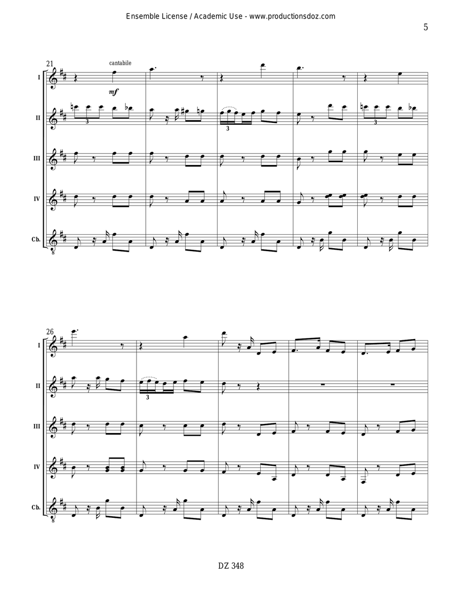 Habanera de Carmen Habanera de Carmen Guitar Ensemble scores gallery preview page 3