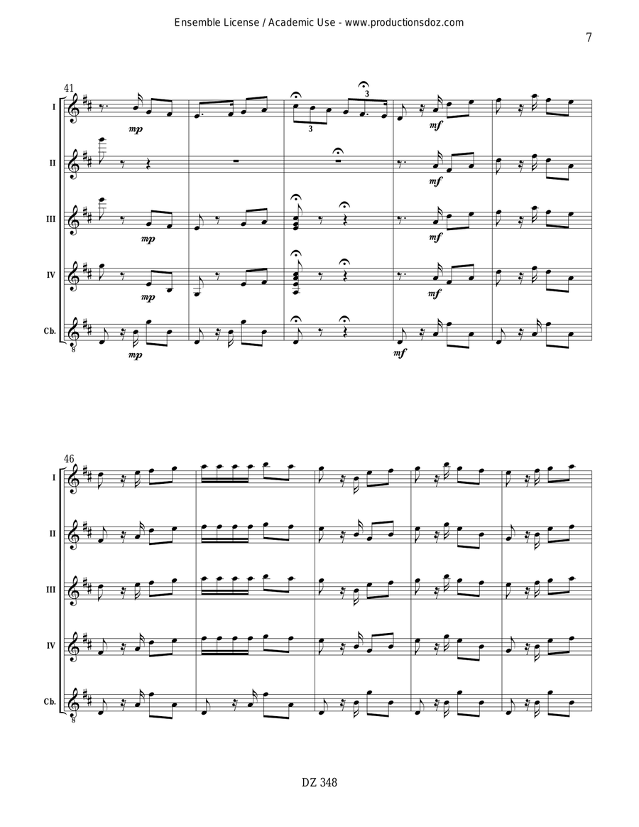 Habanera de Carmen Habanera de Carmen Guitar Ensemble scores gallery preview page 5