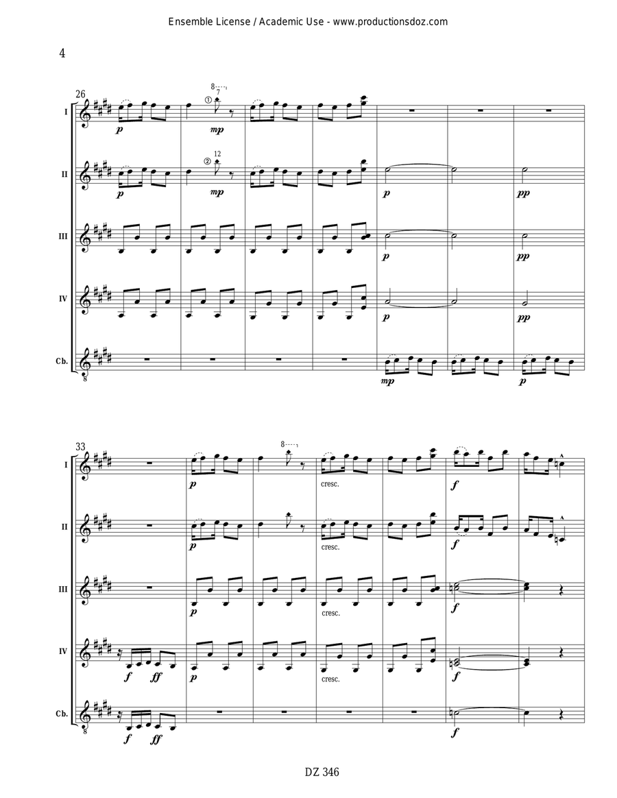 Golliwogg's Cake-walk Golliwogg's Cake-walk Guitar Ensemble scores gallery preview page 4
