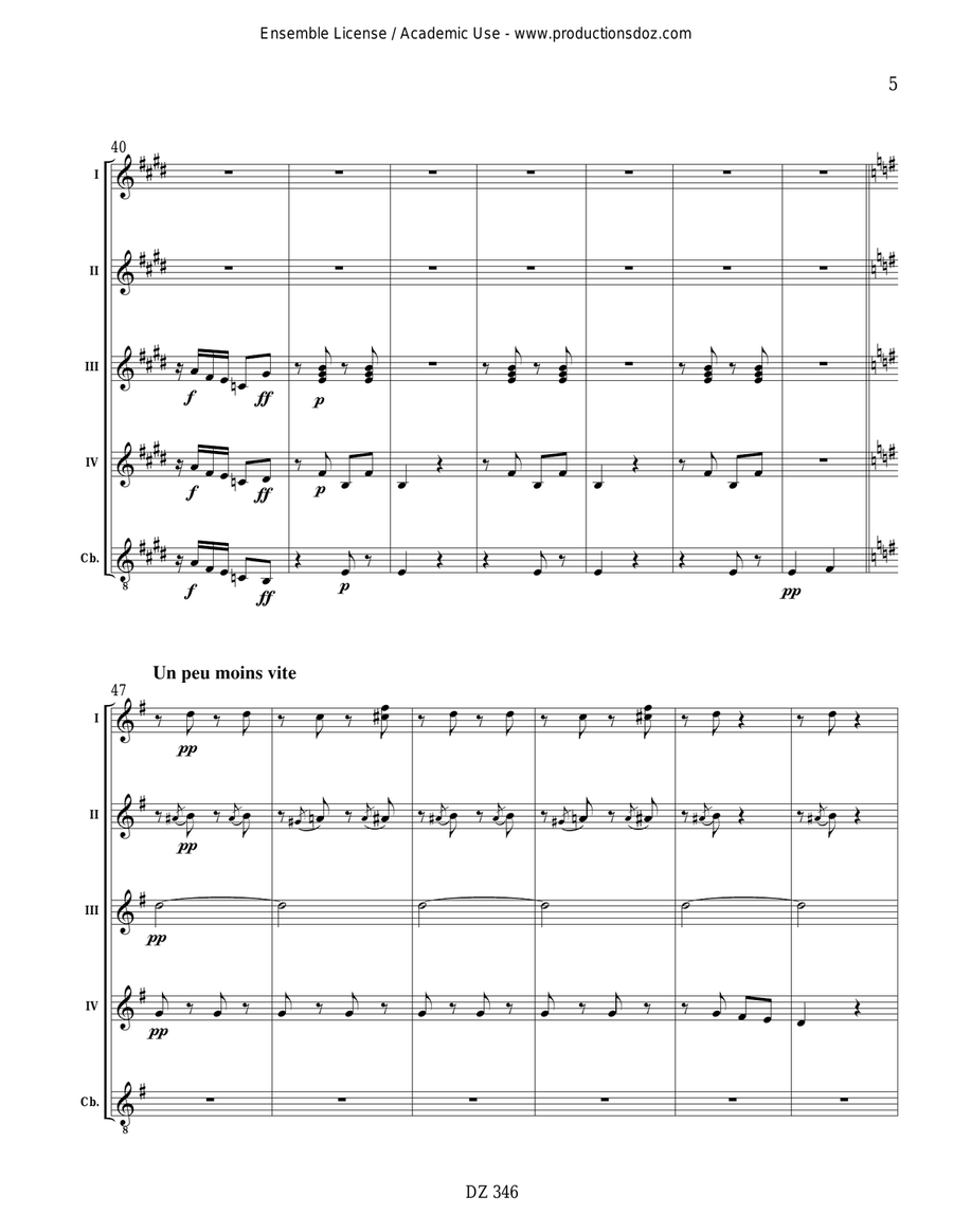 Golliwogg's Cake-walk Golliwogg's Cake-walk Guitar Ensemble scores gallery preview page 5