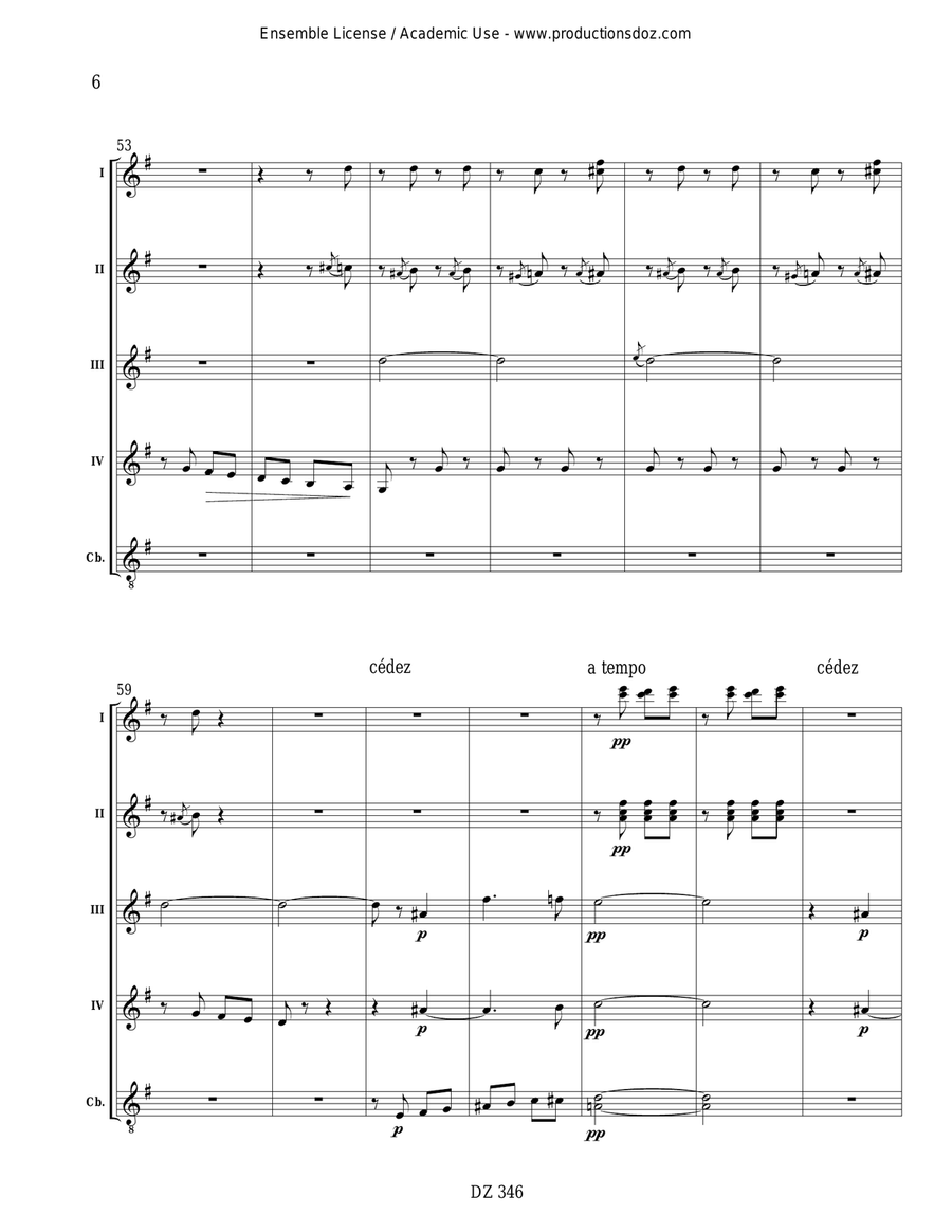 Golliwogg's Cake-walk Golliwogg's Cake-walk Guitar Ensemble scores gallery preview page 6
