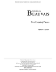 Two Evening Pieces