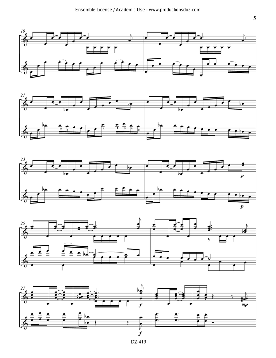 Guanguancò Guanguancò Classical Guitar scores gallery preview page 5