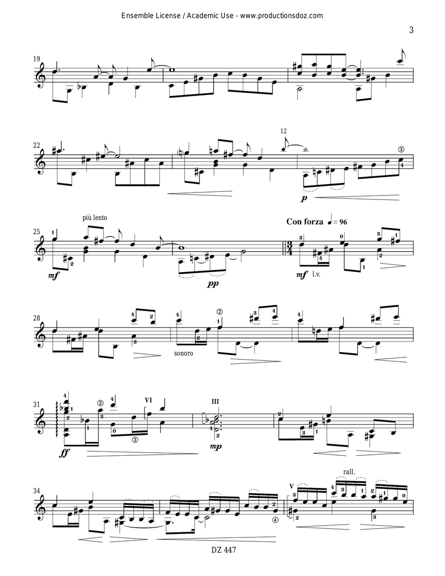 Bound by Shadows Bound by Shadows Classical Guitar scores gallery preview page 3