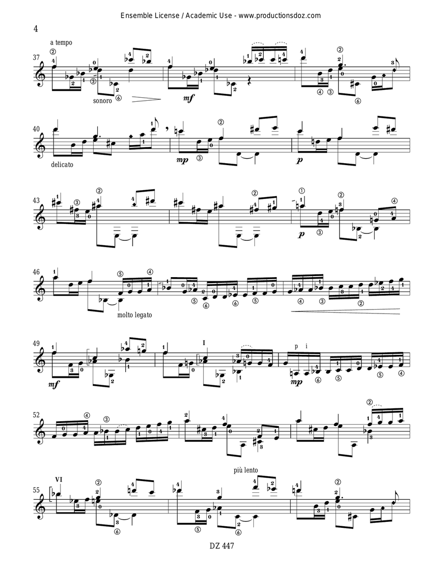 Bound by Shadows Bound by Shadows Classical Guitar scores gallery preview page 4