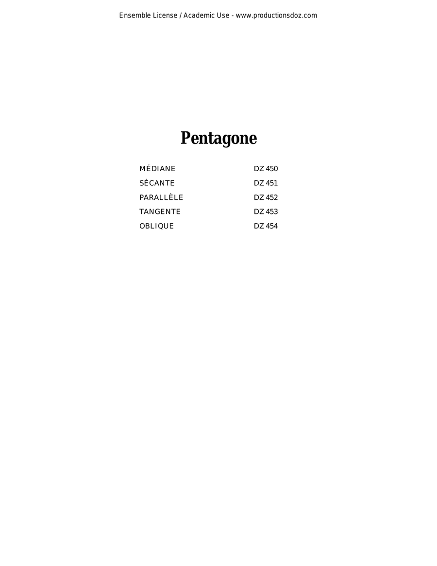 Pentagone - Médiane Pentagone - Médiane Classical Guitar scores gallery preview page 2