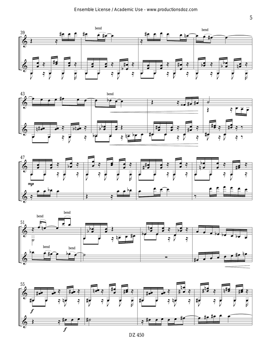 Pentagone - Médiane Pentagone - Médiane Classical Guitar scores gallery preview page 5