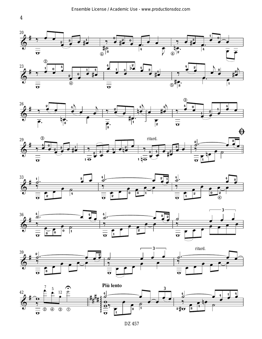 Suite Argentina Suite Argentina Classical Guitar scores gallery preview page 4