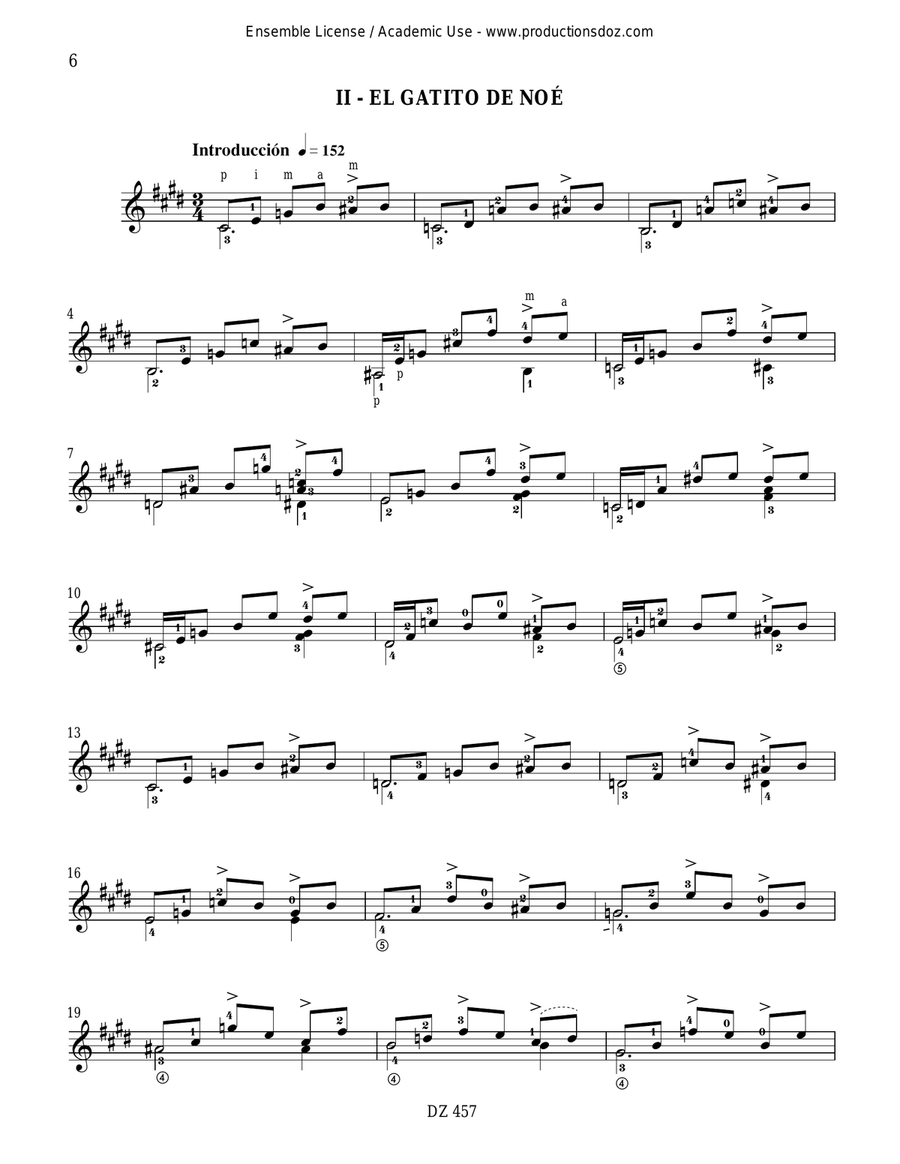 Suite Argentina Suite Argentina Classical Guitar scores gallery preview page 6