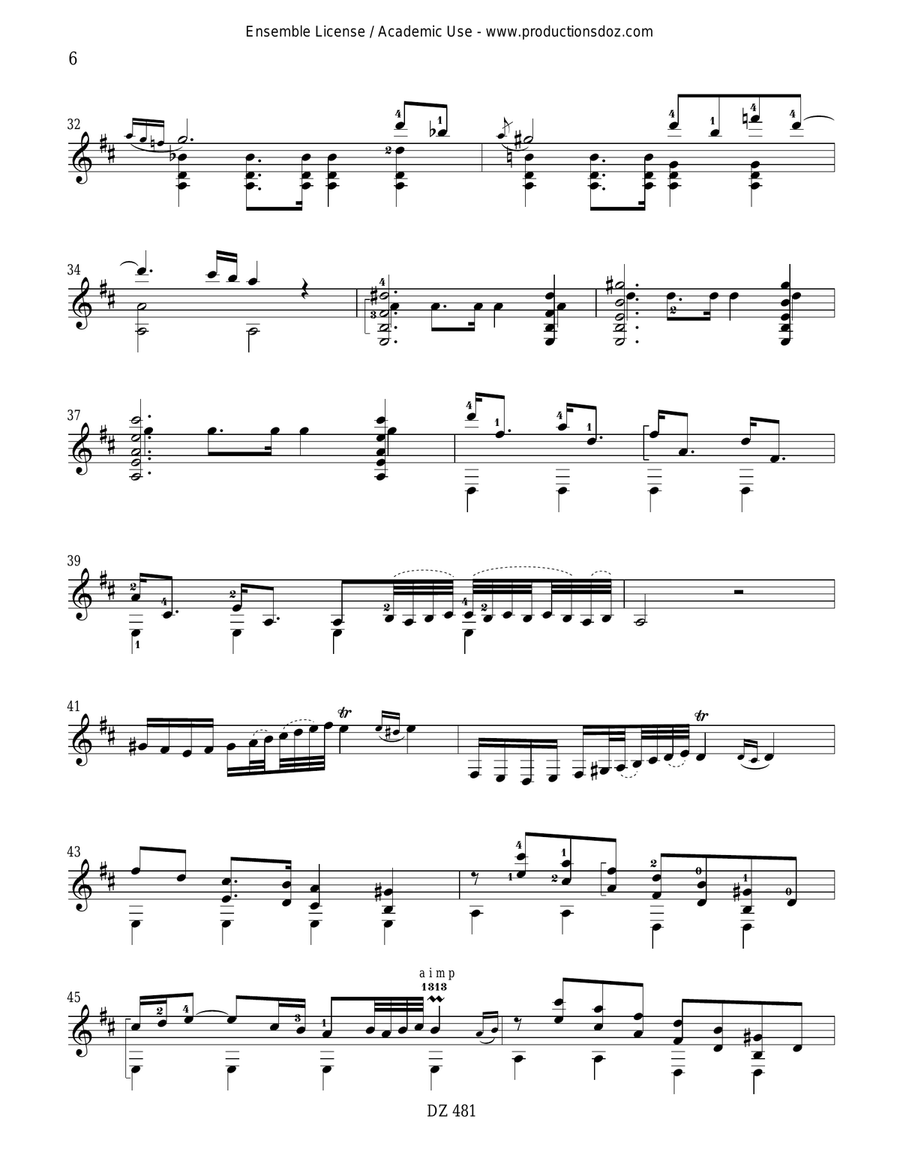 2 Sonatas 2 Sonatas Classical Guitar scores gallery preview page 6