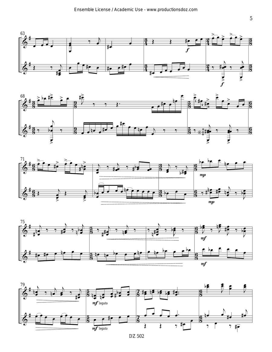 Sonate III Sonate III Classical Guitar scores gallery preview page 5