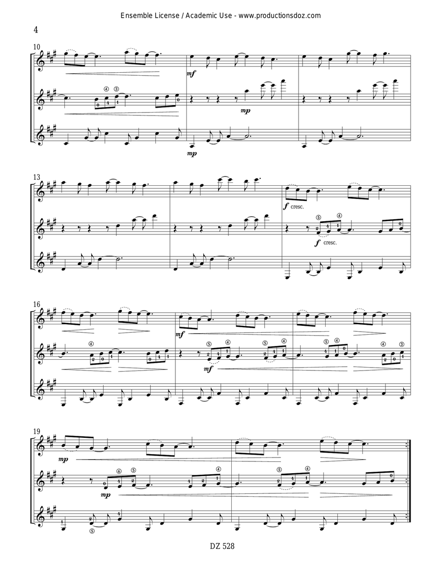 Juxtapositions Juxtapositions Guitar Ensemble scores gallery preview page 4