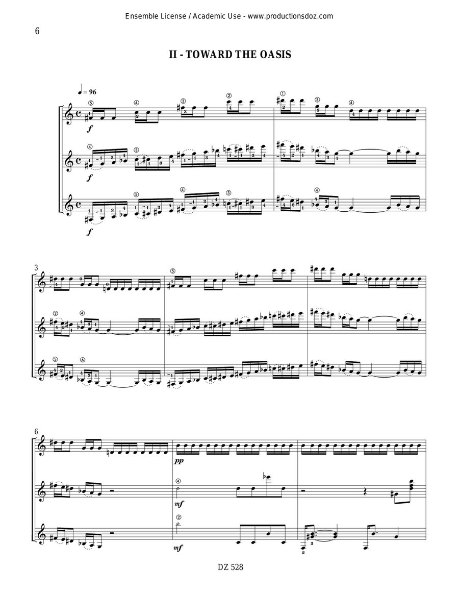 Juxtapositions Juxtapositions Guitar Ensemble scores gallery preview page 6