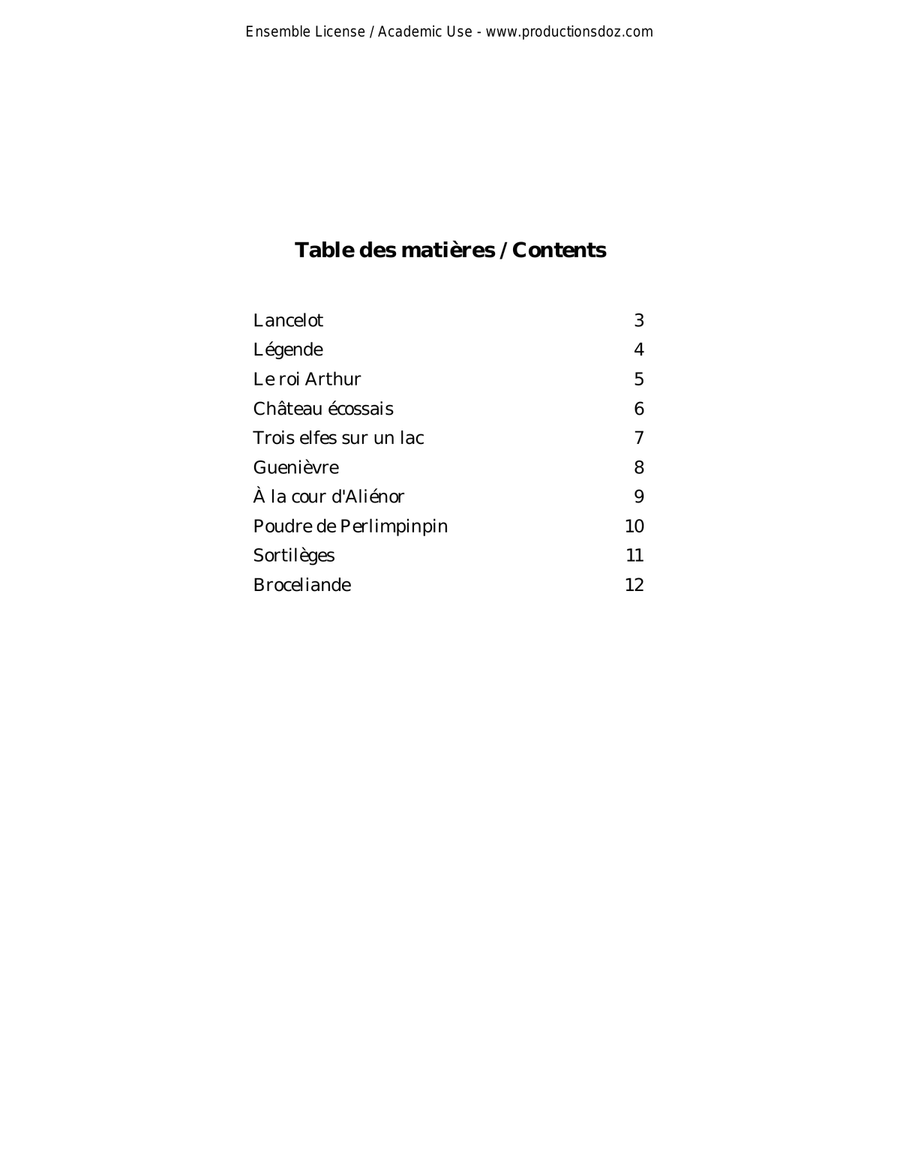 Petites études pour les elfes Classical Guitar scores gallery preview page 2