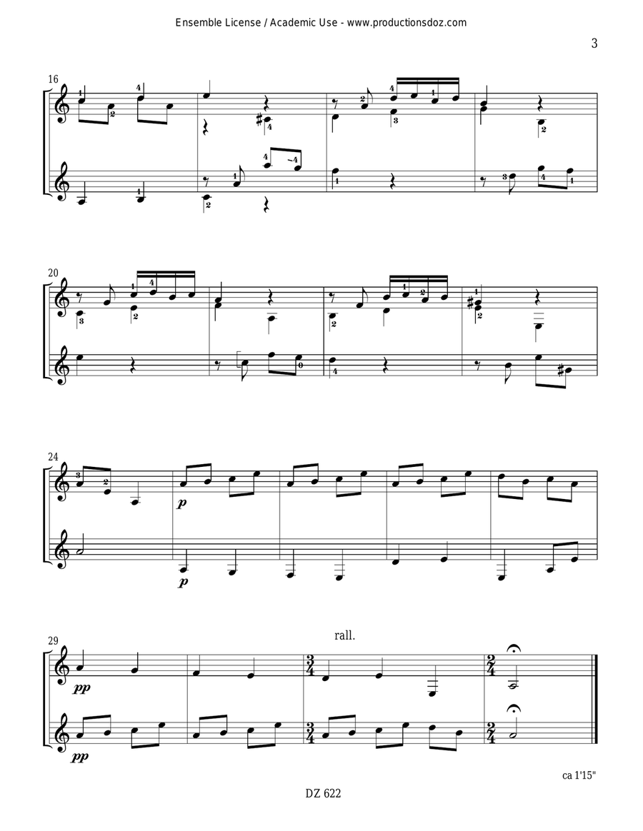 Petite suite mystique Petite suite mystique Classical Guitar scores gallery preview page 3