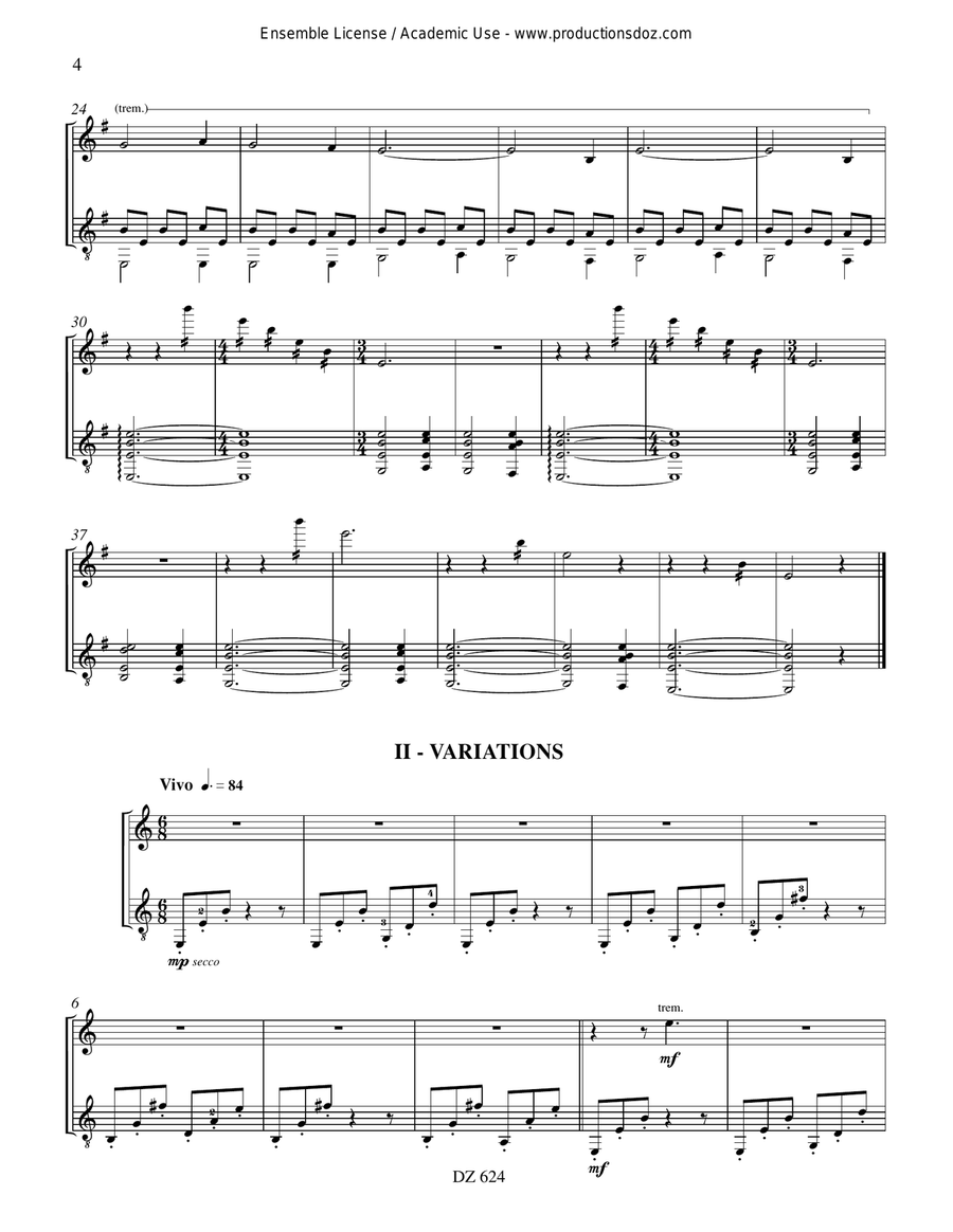 Toccata Toccata Classical Guitar scores gallery preview page 4
