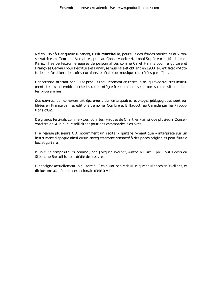 Quatuor No. 2 Quatuor No. 2 Guitar Ensemble scores gallery preview page 2