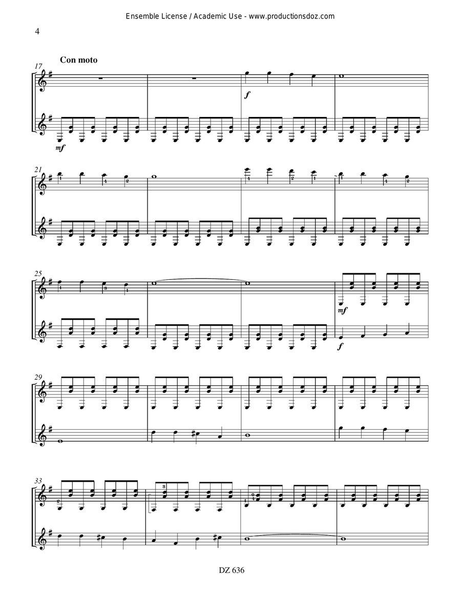 Deux évasions Deux évasions Classical Guitar scores gallery preview page 4