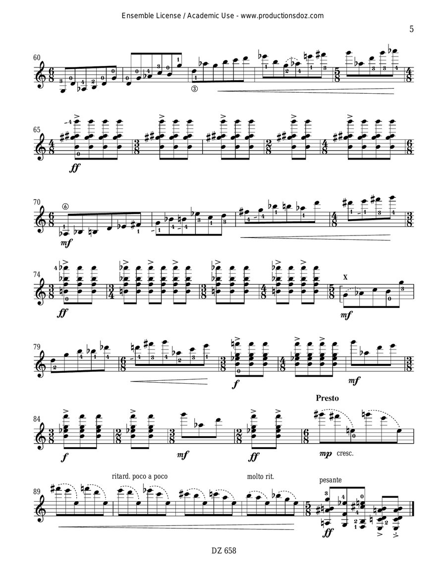 Character Studies Character Studies Classical Guitar scores gallery preview page 5
