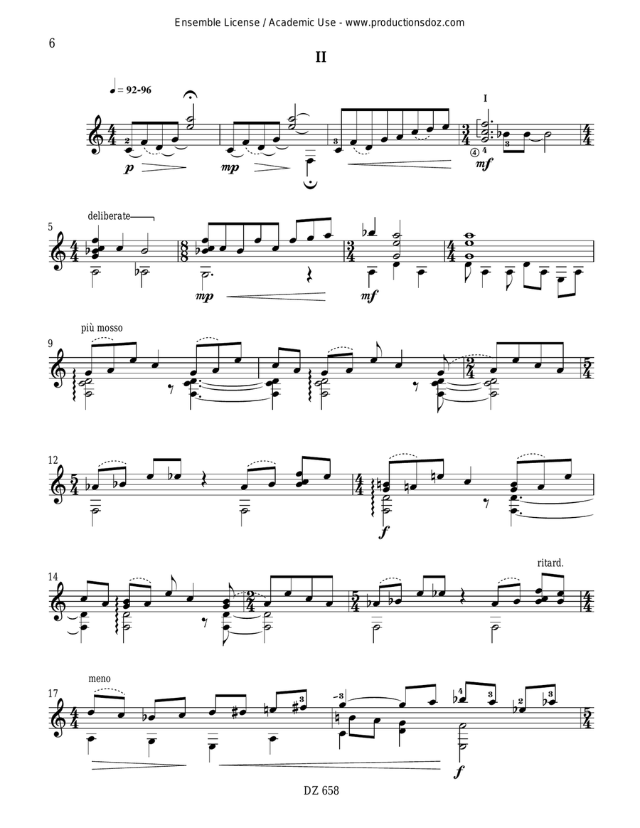 Character Studies Character Studies Classical Guitar scores gallery preview page 6
