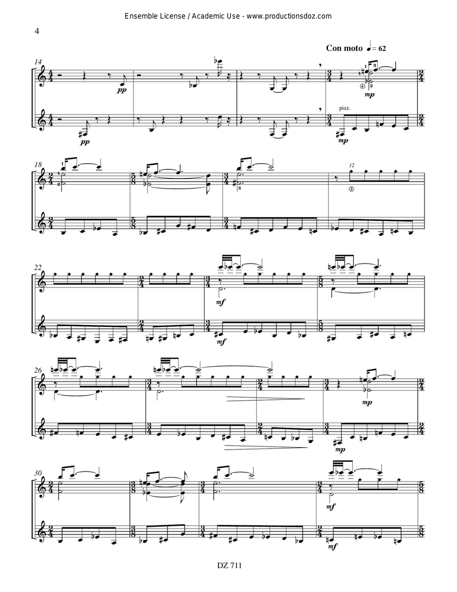 Sonate IV Sonate IV Classical Guitar scores gallery preview page 4