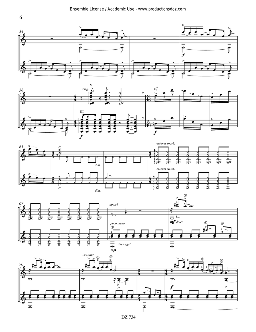 Sharan Sharan Classical Guitar scores gallery preview page 6