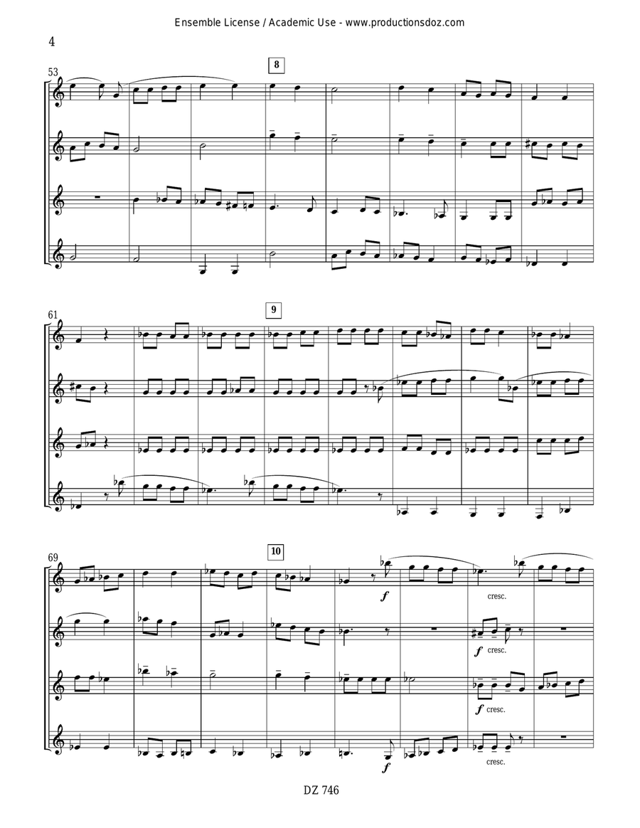 Provence Provence Guitar Ensemble scores gallery preview page 4