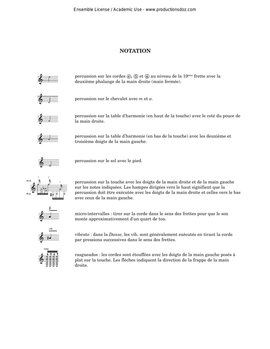 Danse Danse Guitar Ensemble scores gallery preview page 2