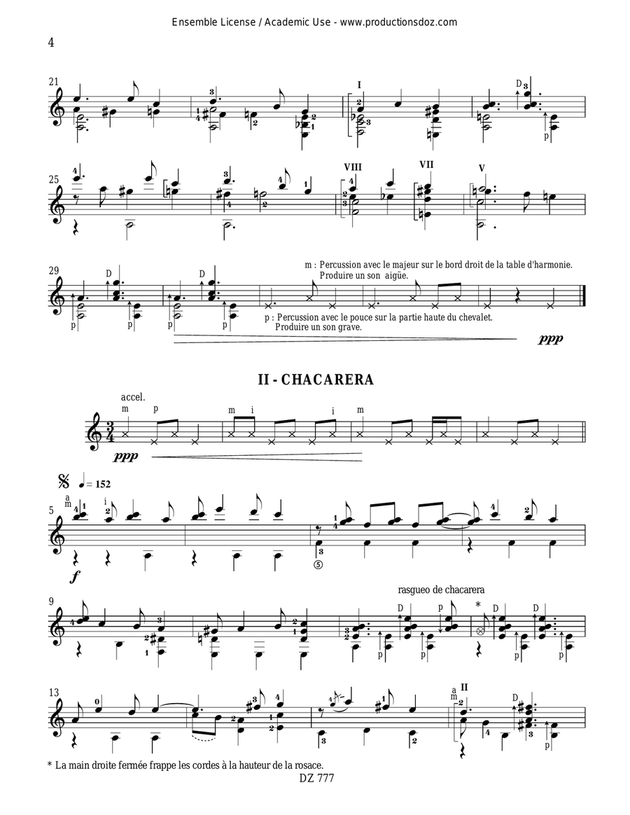 Diferencias por otra parte Classical Guitar scores gallery preview page 4