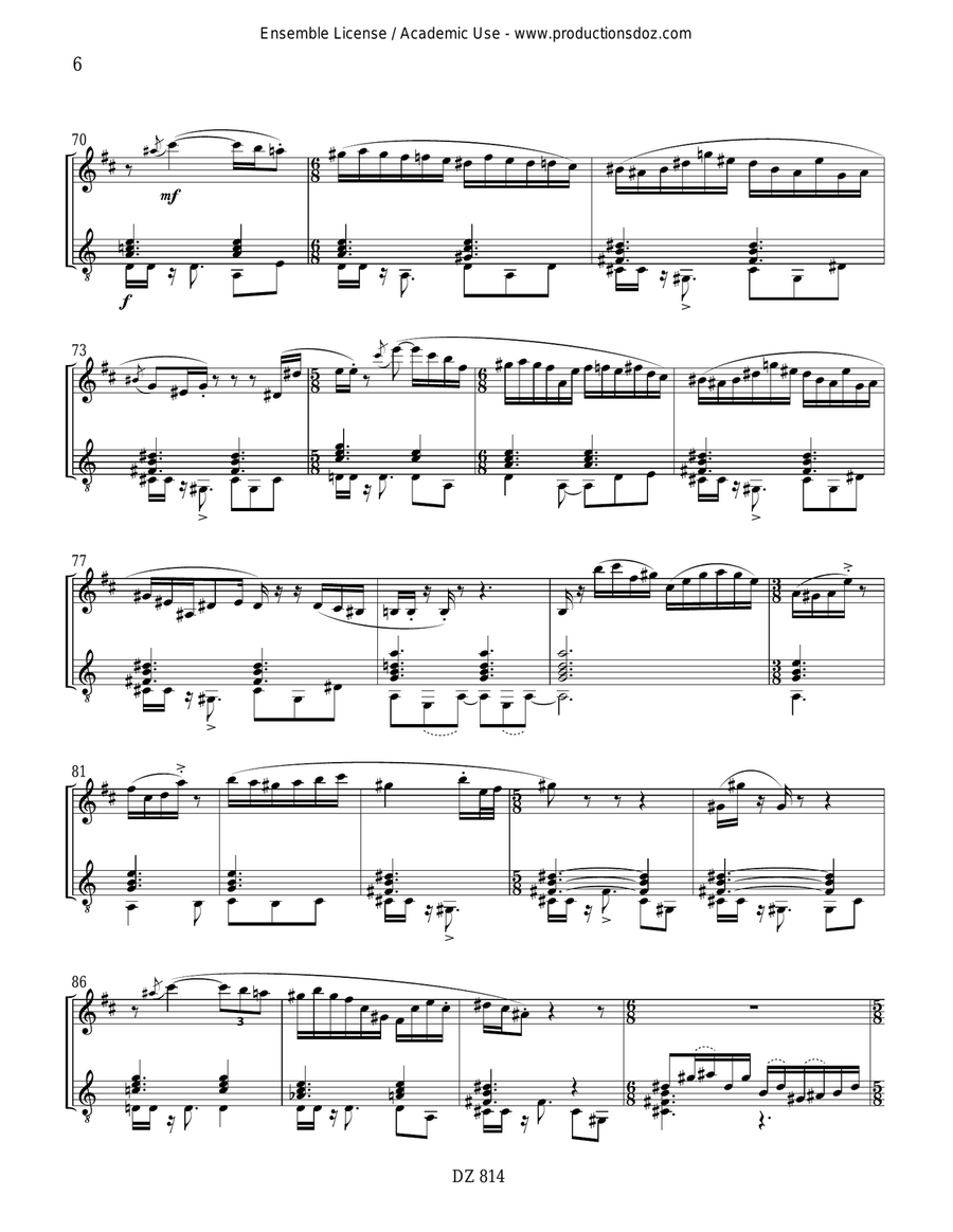 Changes Changes Clarinet scores gallery preview page 6