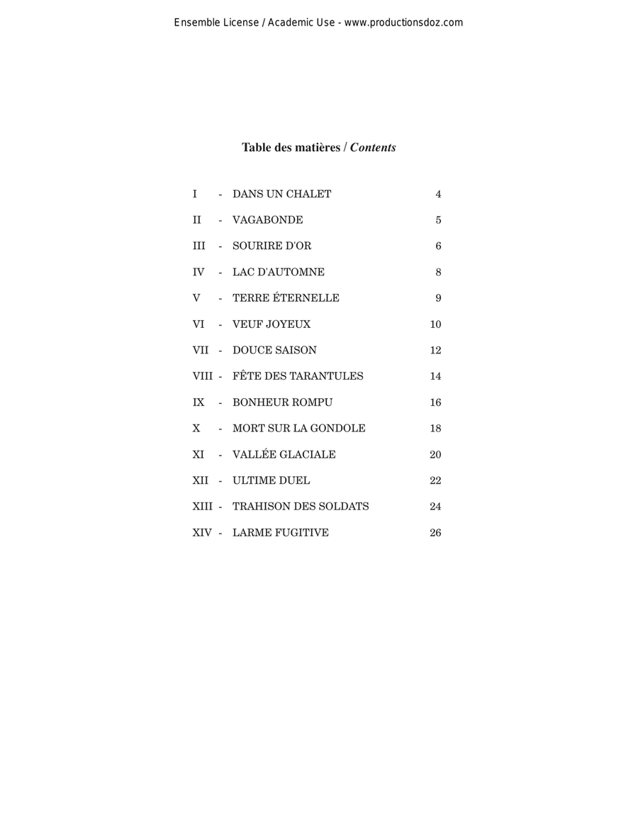 Bouquet de danses Bouquet de danses Classical Guitar scores gallery preview page 2
