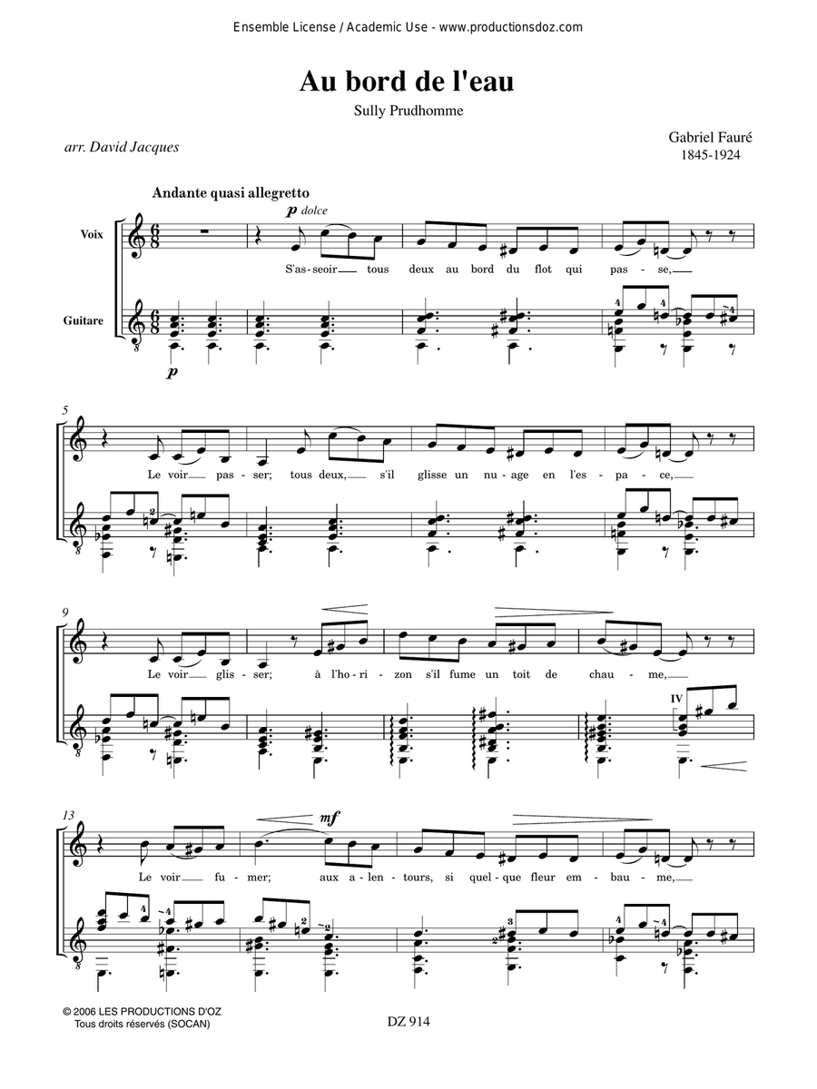 10 mélodies 10 mélodies Classical Guitar scores gallery preview page 3