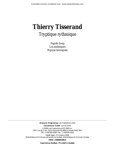 Tryptique rythmique