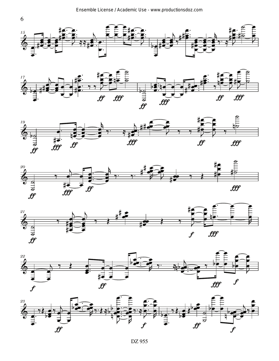 Nos cercles brisés Nos cercles brisés Classical Guitar scores gallery preview page 6