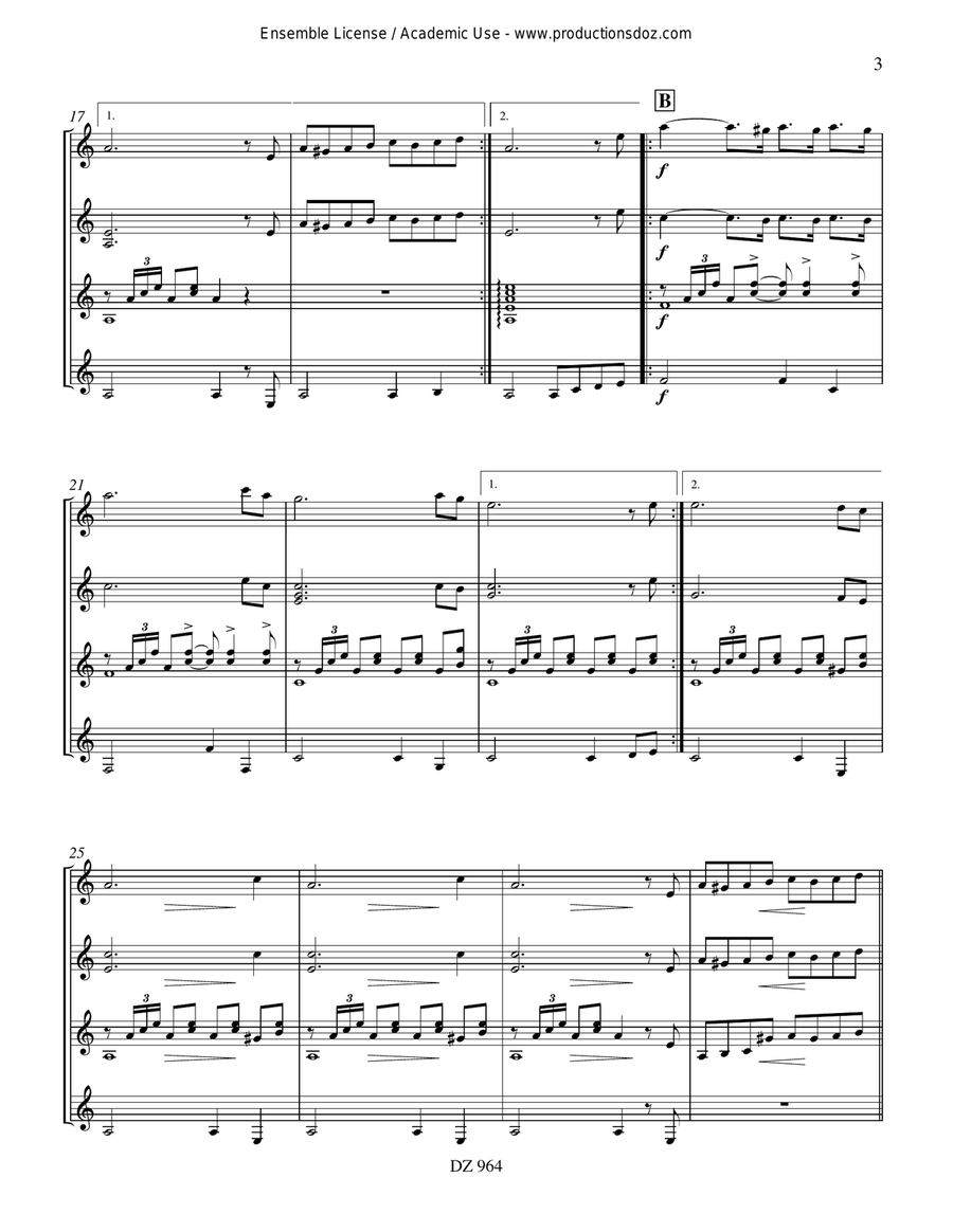 El condor pasa El condor pasa Guitar Ensemble scores gallery preview page 3