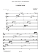 Chanson triste Guitar Ensemble scores gallery preview page 3