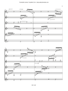 Chanson triste Guitar Ensemble scores gallery preview page 5