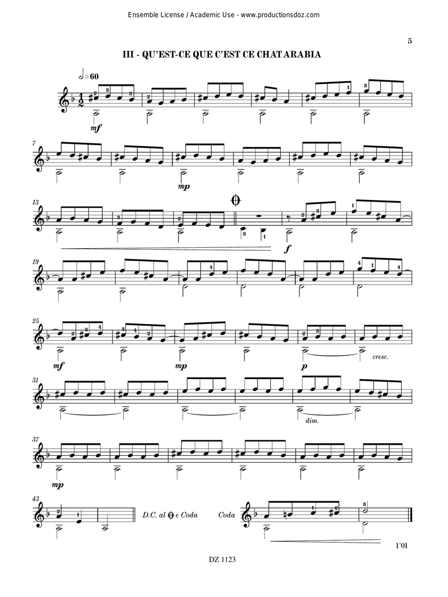 10 chats pitres, vol. 1 10 chats pitres, vol. 1 Classical Guitar scores gallery preview page 5