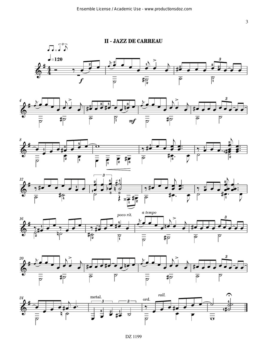 Medley No. 2 Medley No. 2 Classical Guitar scores gallery preview page 3
