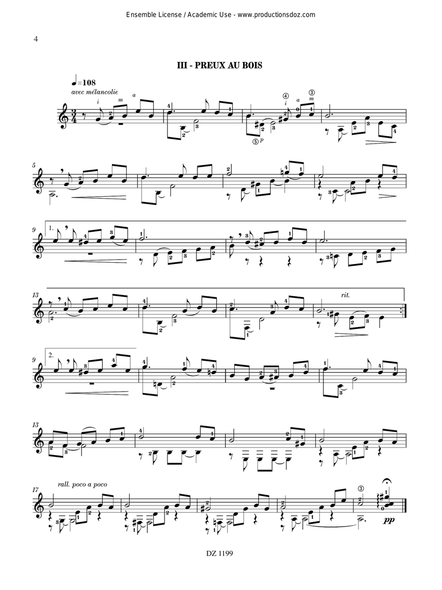 Medley No. 2 Medley No. 2 Classical Guitar scores gallery preview page 4