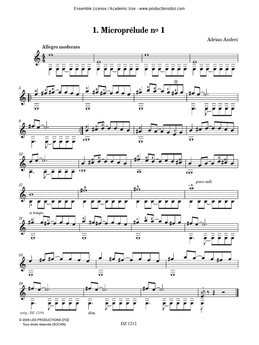 La guitare dans tous ses états, Série 2 - vol. 2 Classical Guitar scores gallery preview page 3