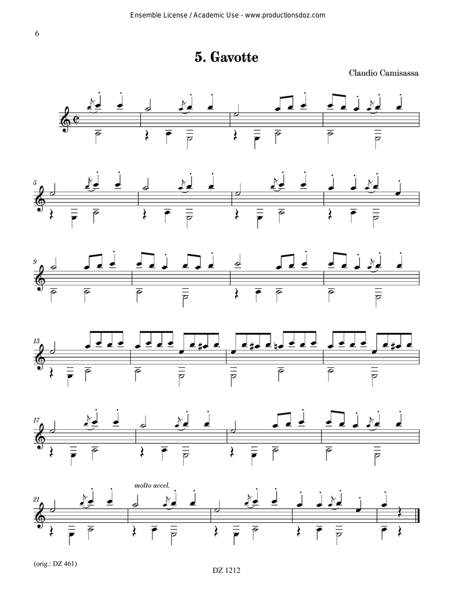 La guitare dans tous ses états, Série 2 - vol. 2 Classical Guitar scores gallery preview page 6