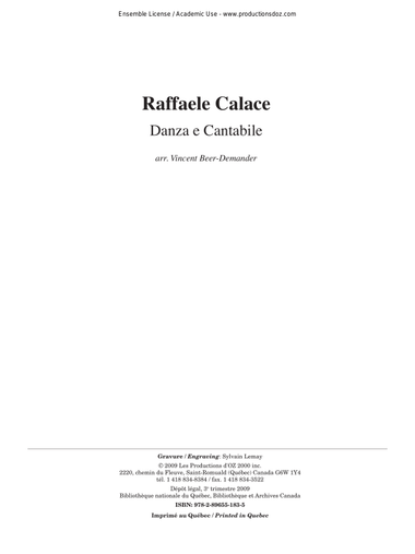 Danza e Cantabile