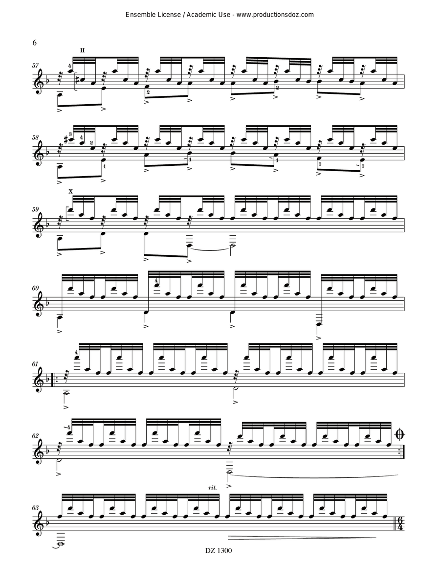 Carnatic Interlude Carnatic Interlude Classical Guitar scores gallery preview page 6