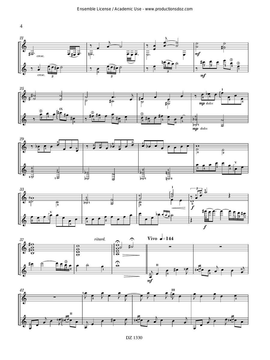 Illusion chimérique Illusion chimérique Classical Guitar scores gallery preview page 4